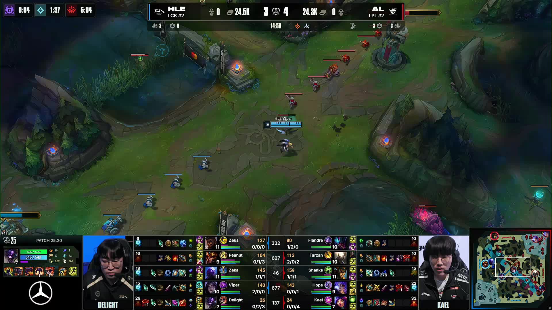 RA宣布：辅助选手ShiauC断开连接，二队Yu选手调至一队